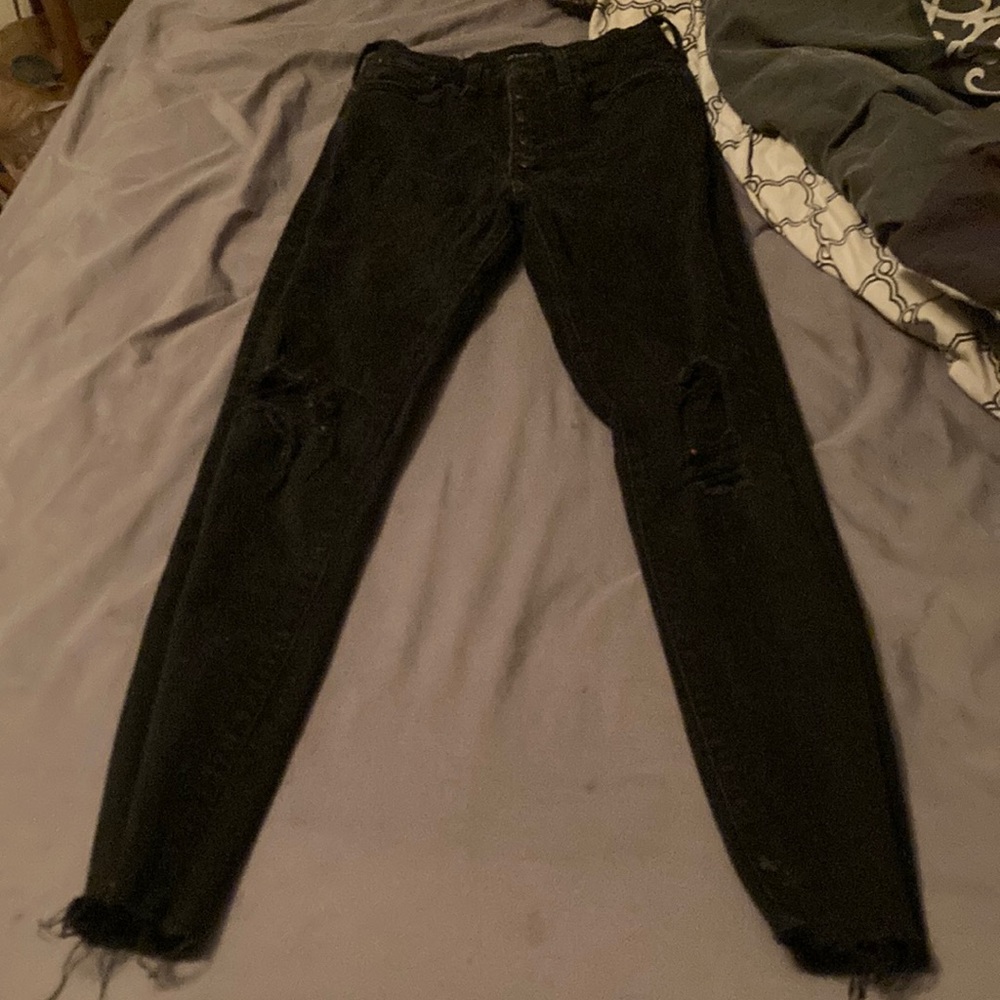 Aeropostale Black HighRise Jeans 2 Regular